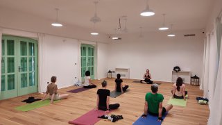 Yoga in Hotel Balatura Croatia - travel with Terra balka