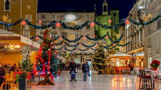 chirstmas market Split Dalmatia - croatia europe Terra Balka