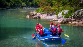 rafting tara - family trip montenegro Europe