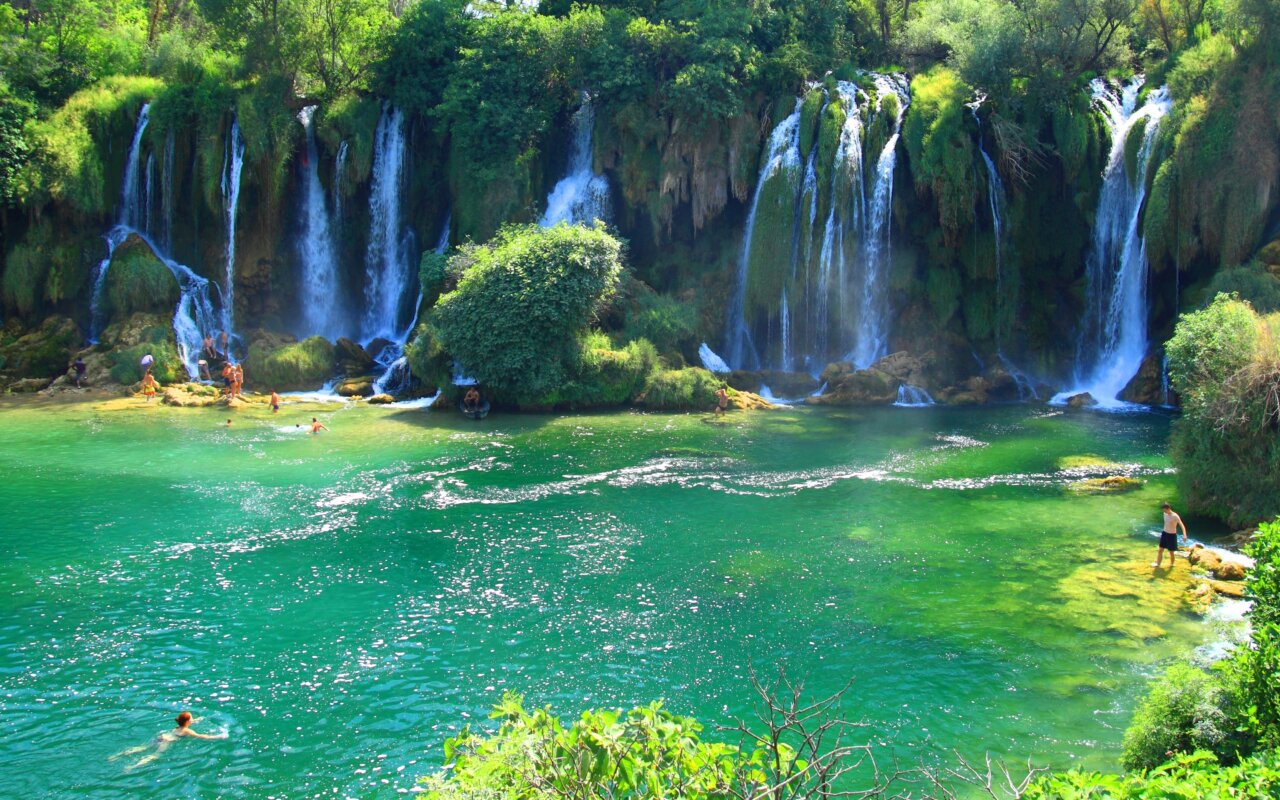 Kravice waterfall in Bosnia and Herzegovina - Terra Balka - Swimming spot