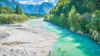 soca river - honeymoon Slovenia Europe