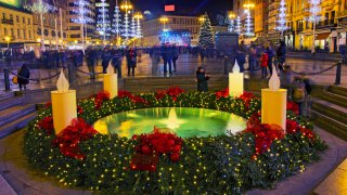 chirstmas market zagreb european capital - croatia europe Terra Balka