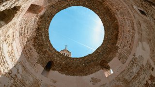 Vestibule of the Diocletian Palace Split UNESCO site - tailor-made cultural trips Croatia Europe