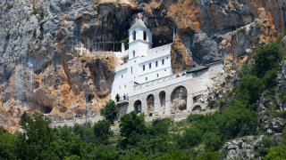 Ostrog monastery - Family Travel in Montenegro Europe