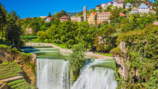 Jajce waterfall Bosnia and Herzegovina - Terra balka travel agency