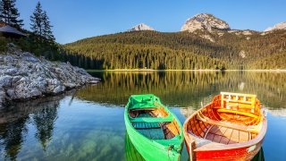 black lake durmitor - unique honeymoon Montenegro Europe