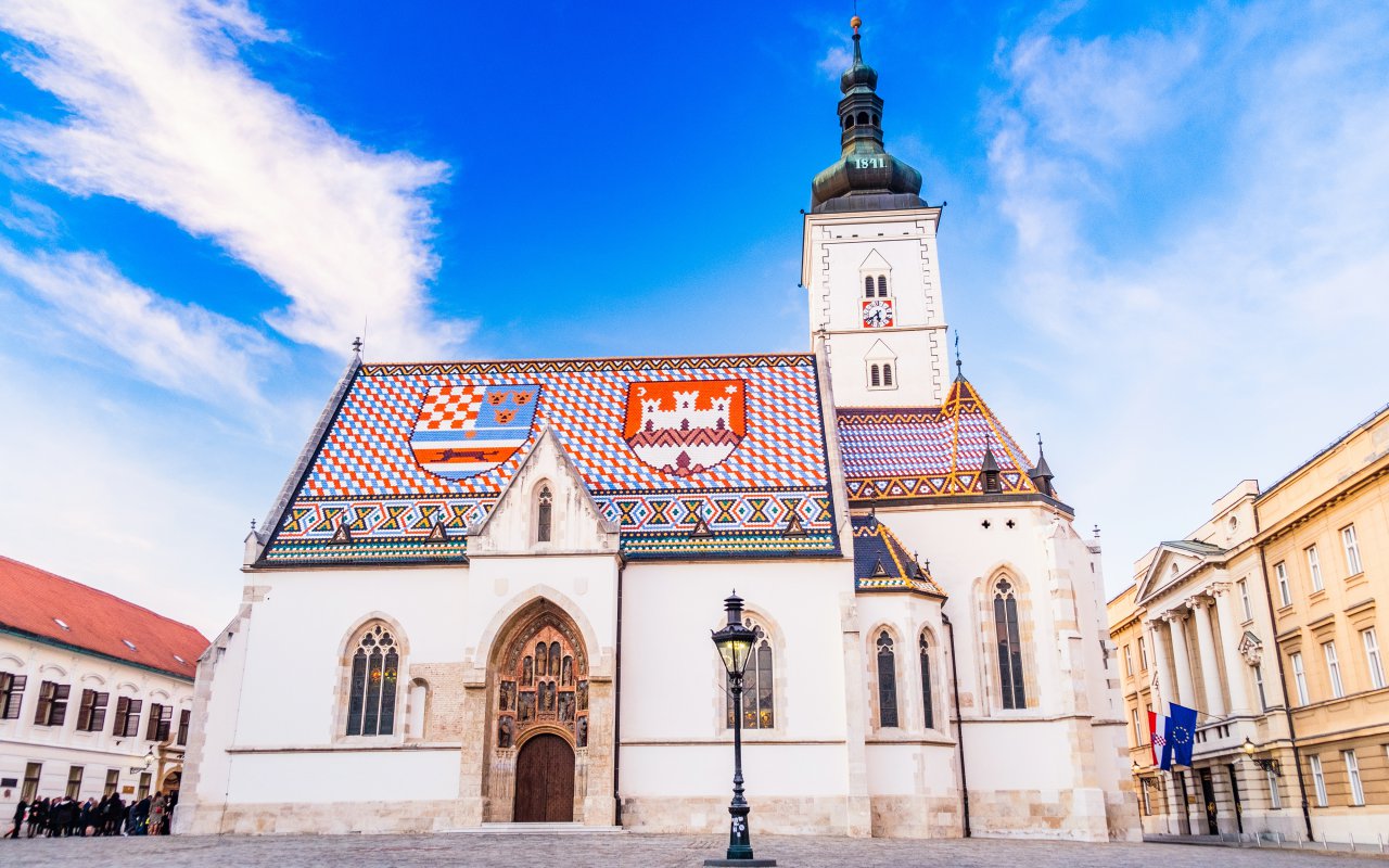 St Mark's church Zagreb European capital - tailor-made trips Croatia Europe