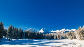 winter durmitor national park - travels in Montenegro Europe