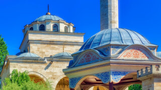 Ferhat pasha mosque in downtown Banja Luka Bosnia and herzegovina - terra Balka travel agency