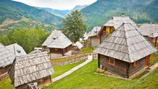 Mecavnik of Drvengrad village on Mokra Gora Bosnia and herzegovina - terra Balka travel agency