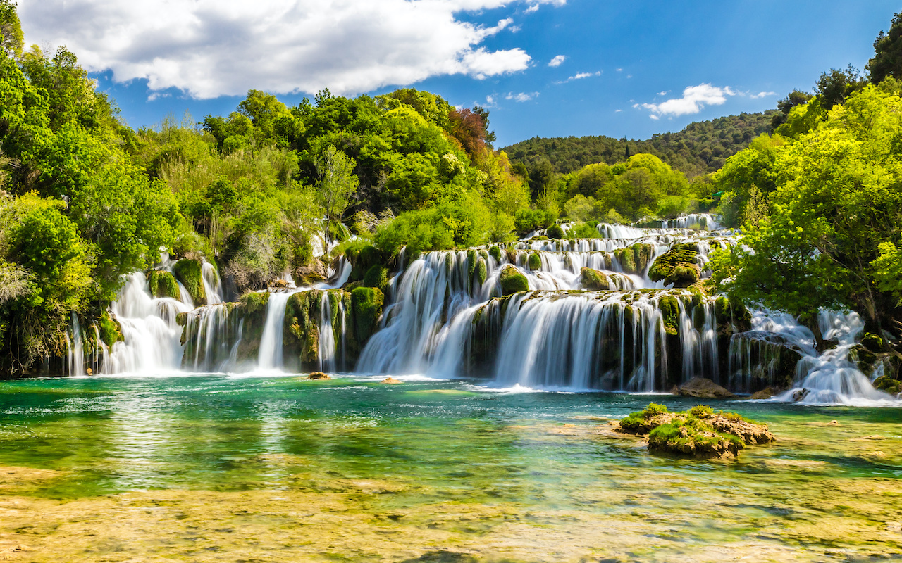 waterfalls Krka National Park - tailor-made family trips Croatia Europe