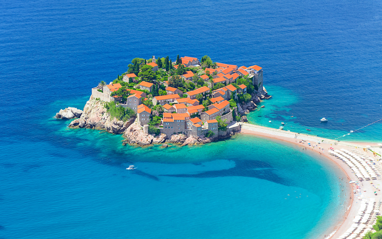 sveti stefan - tailor-made honeymoon Montenegro Europe